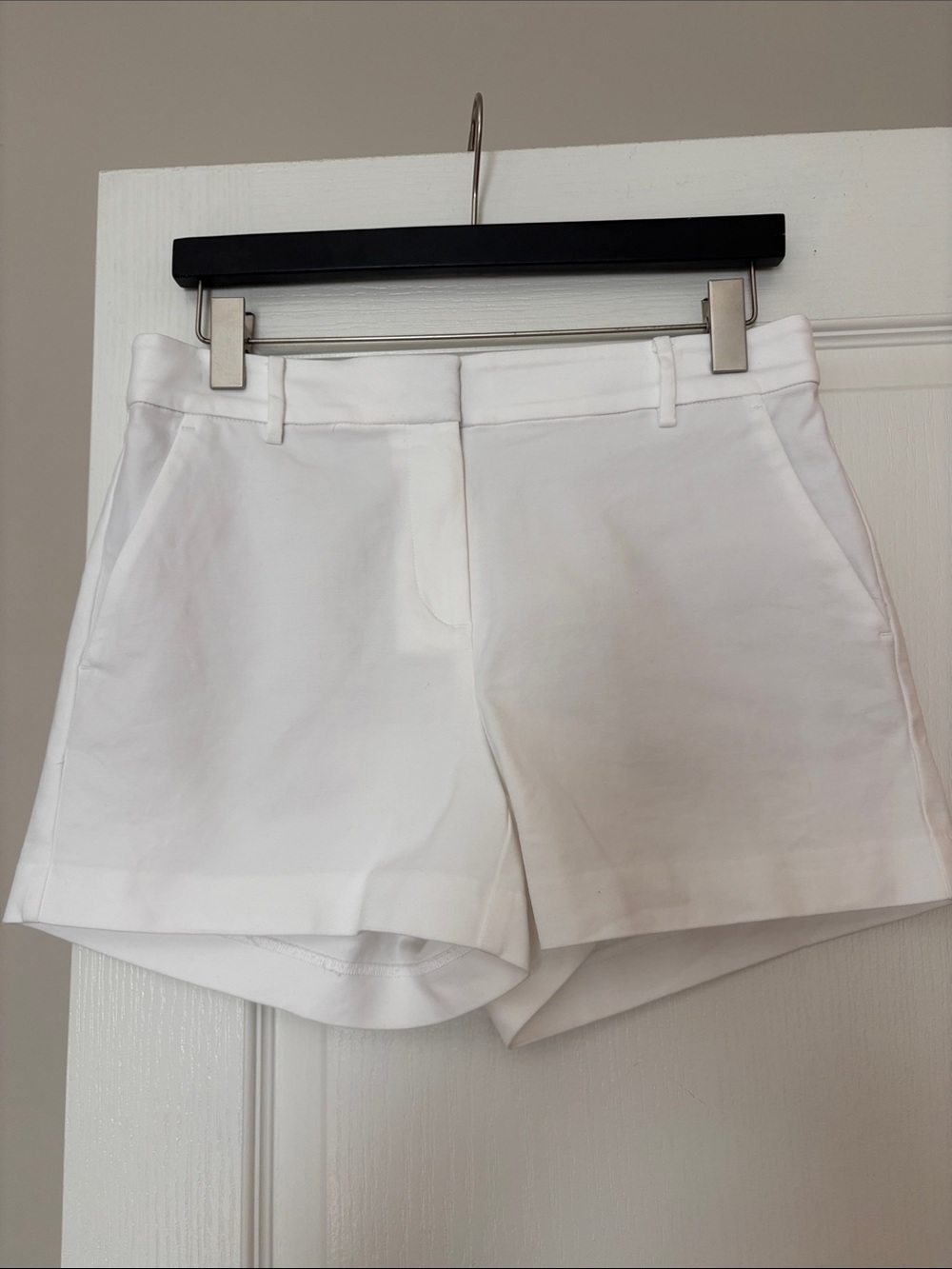 LOFT White Rivera Tailored Shorts